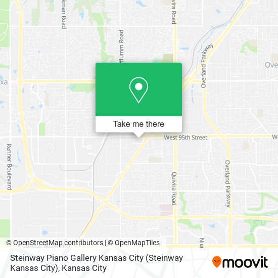 Mapa de Steinway Piano Gallery Kansas City (Steinway Kansas City)