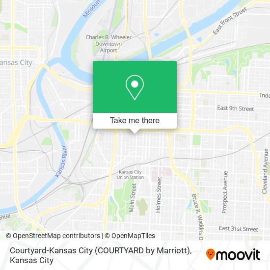 Mapa de Courtyard-Kansas City (COURTYARD by Marriott)