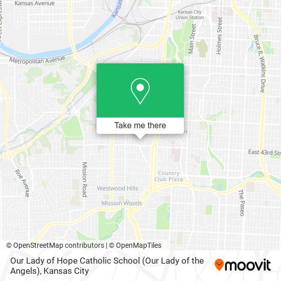 Mapa de Our Lady of Hope Catholic School (Our Lady of the Angels)