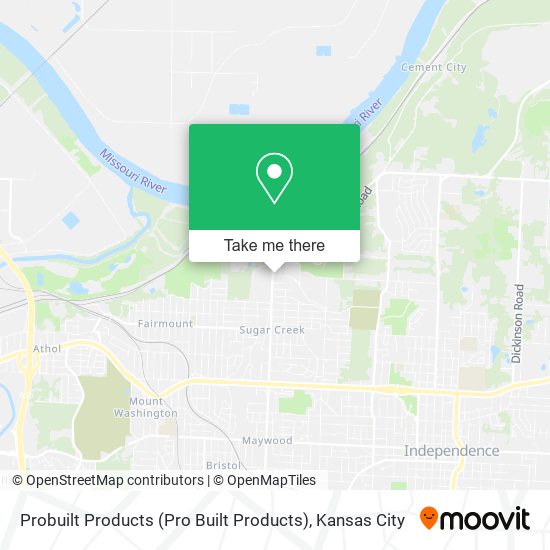 Probuilt Products (Pro Built Products) map