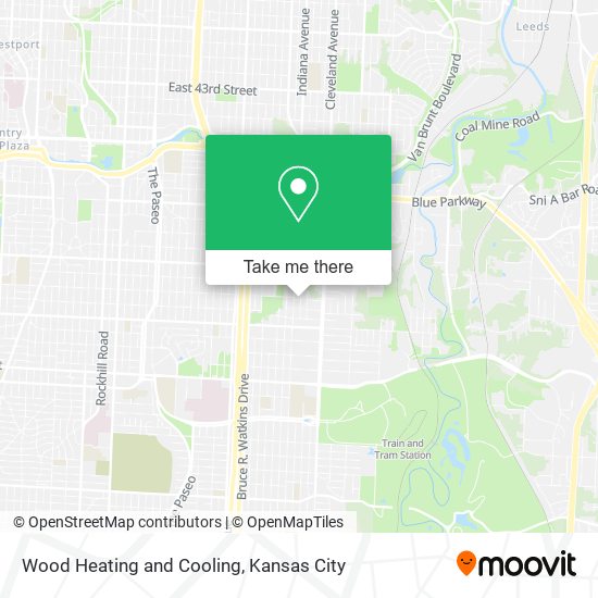 Mapa de Wood Heating and Cooling