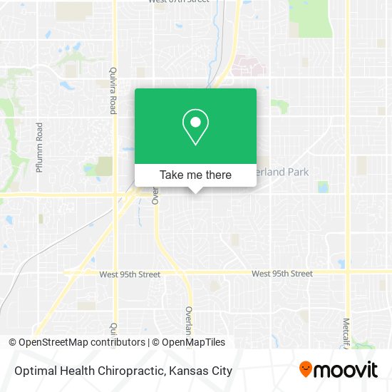 Optimal Health Chiropractic map