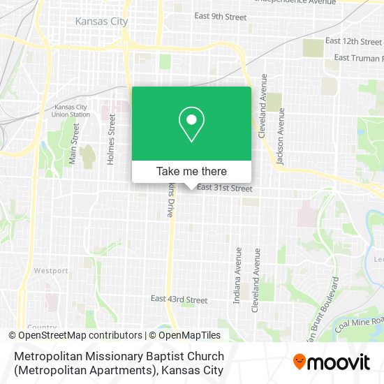 Metropolitan Missionary Baptist Church (Metropolitan Apartments) map