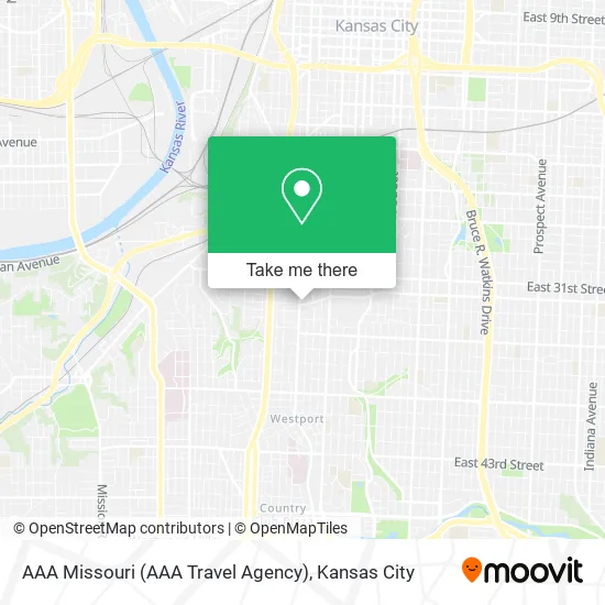 AAA Missouri (AAA Travel Agency) map