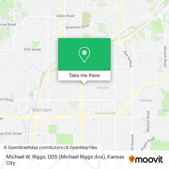 Michael W. Riggs, DDS (Michael Riggs dos) map