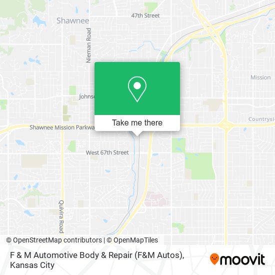 Mapa de F & M Automotive Body & Repair (F&M Autos)