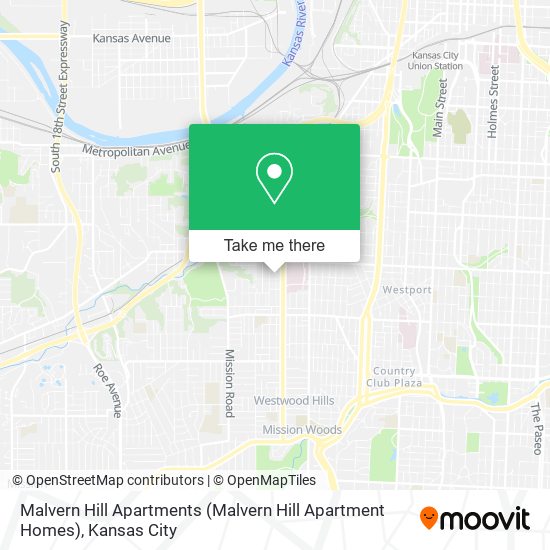 Mapa de Malvern Hill Apartments (Malvern Hill Apartment Homes)