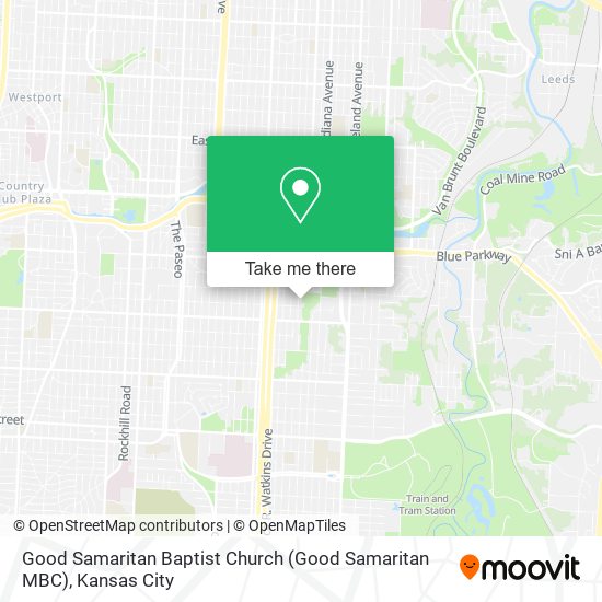 Mapa de Good Samaritan Baptist Church (Good Samaritan MBC)