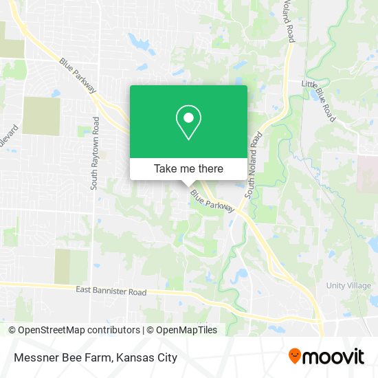 Messner Bee Farm map