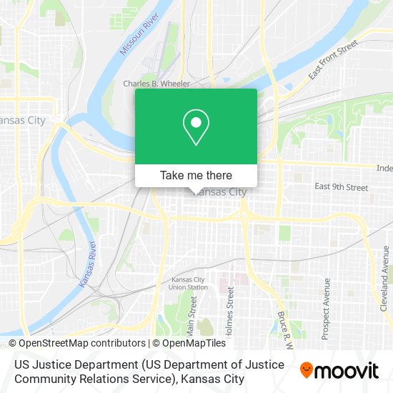 Mapa de US Justice Department (US Department of Justice Community Relations Service)