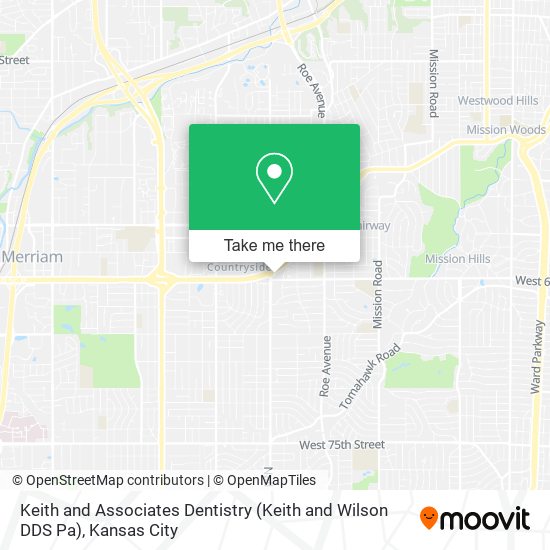 Mapa de Keith and Associates Dentistry (Keith and Wilson DDS Pa)