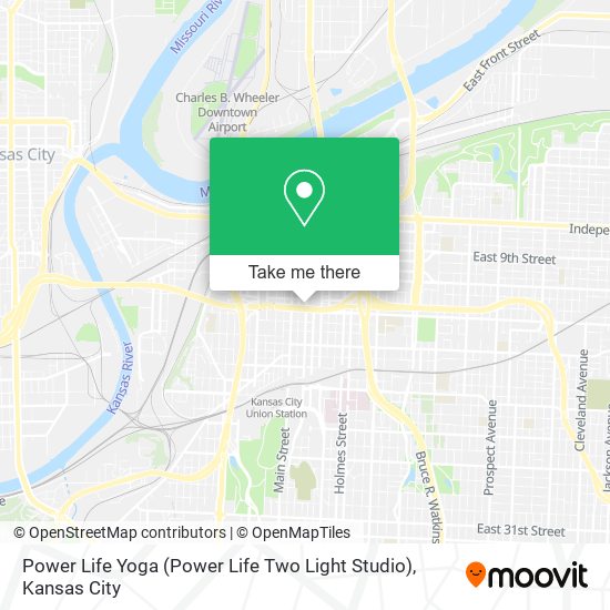 Mapa de Power Life Yoga (Power Life Two Light Studio)