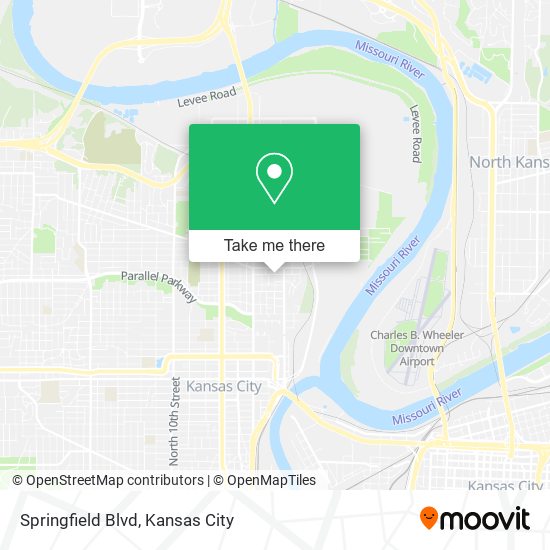 Springfield Blvd map