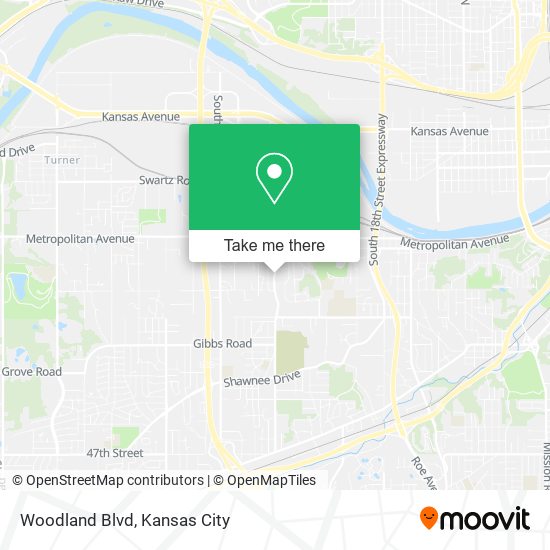 Woodland Blvd map