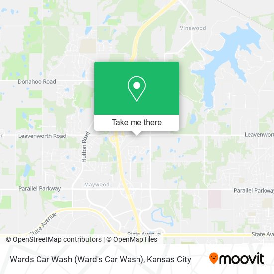 Mapa de Wards Car Wash (Ward's Car Wash)