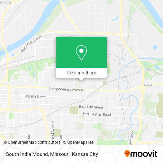 Mapa de South India Mound, Missouri
