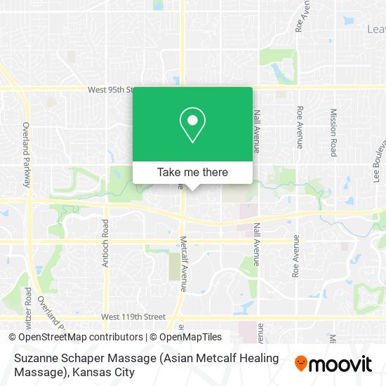 Mapa de Suzanne Schaper Massage (Asian Metcalf Healing Massage)