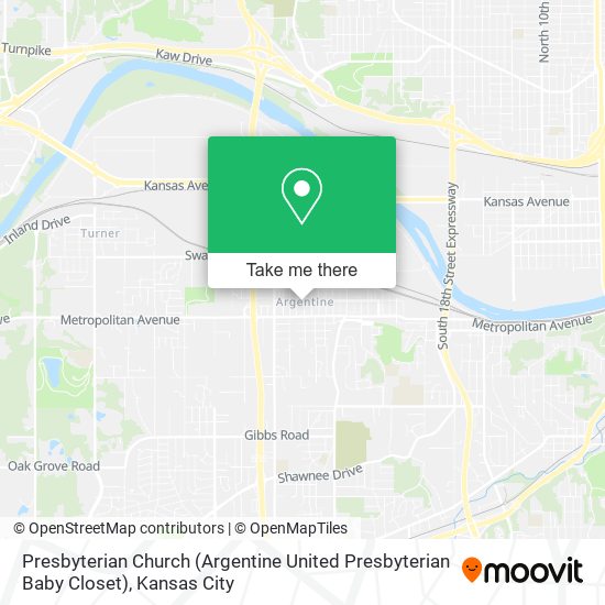 Presbyterian Church (Argentine United Presbyterian Baby Closet) map