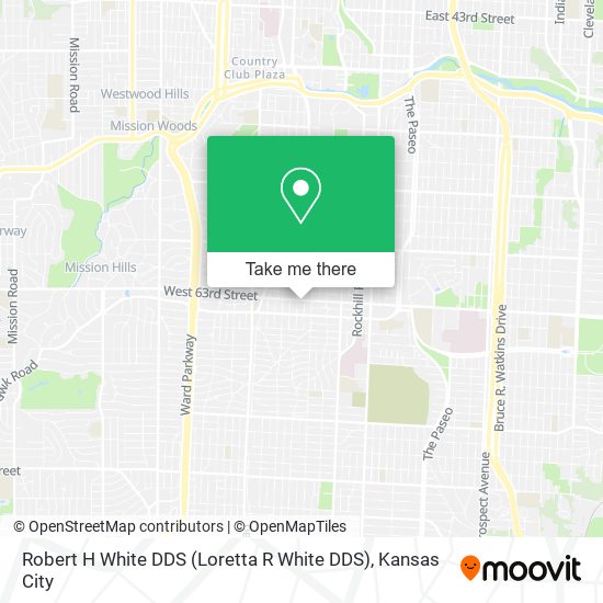 Mapa de Robert H White DDS (Loretta R White DDS)