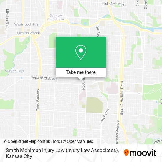 Mapa de Smith Mohlman Injury Law (Injury Law Associates)