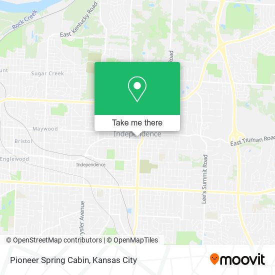 Mapa de Pioneer Spring Cabin