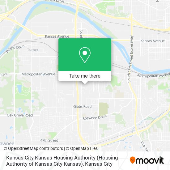 Mapa de Kansas City Kansas Housing Authority