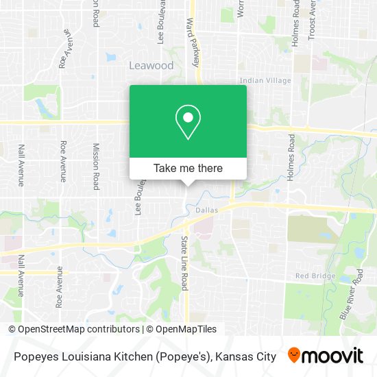 Mapa de Popeyes Louisiana Kitchen (Popeye's)