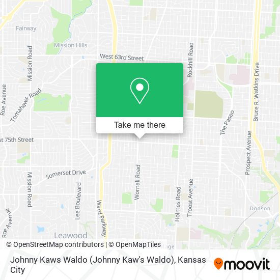 Johnny Kaws Waldo (Johnny Kaw's Waldo) map