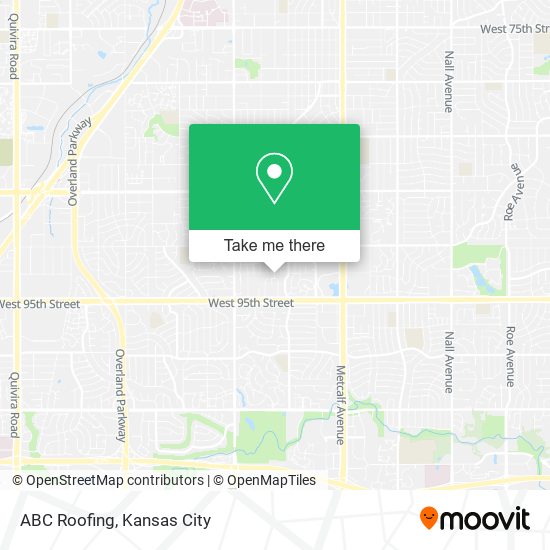 ABC Roofing map