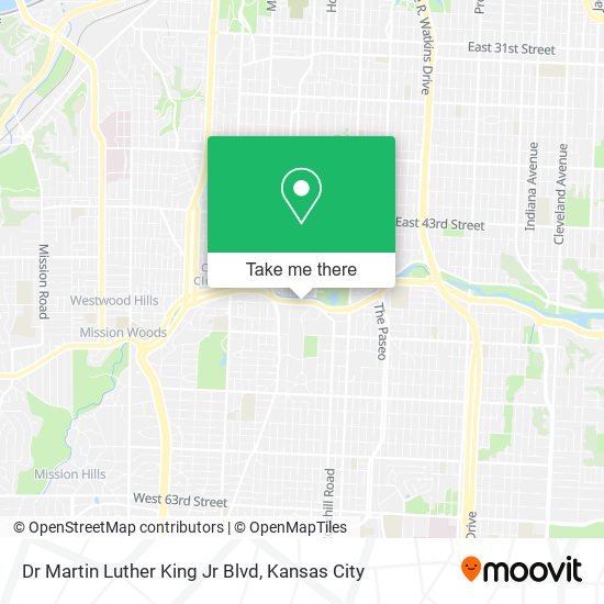 Dr Martin Luther King Jr Blvd map