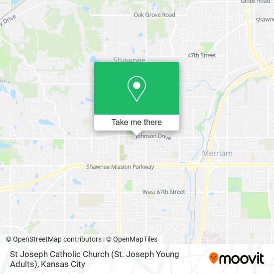 Mapa de St Joseph Catholic Church (St. Joseph Young Adults)