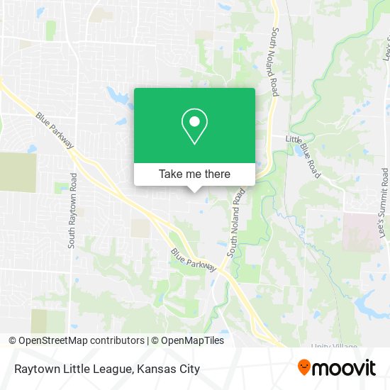 Raytown Little League map