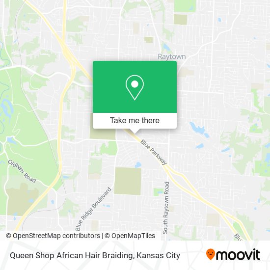 Mapa de Queen Shop African Hair Braiding