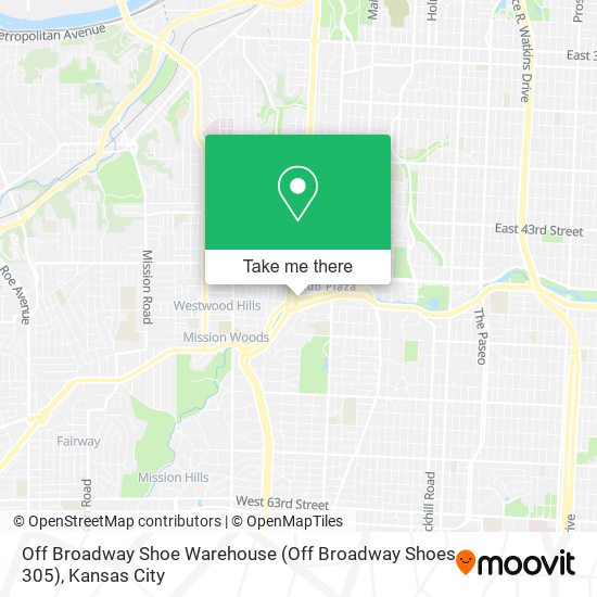 Off Broadway Shoe Warehouse (Off Broadway Shoes 305) map