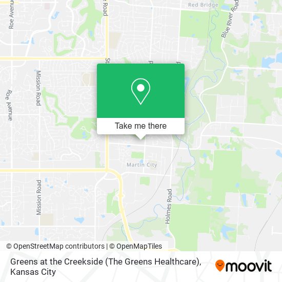 Mapa de Greens at the Creekside (The Greens Healthcare)