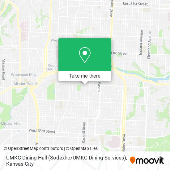 UMKC Dining Hall (Sodexho / UMKC Dining Services) map