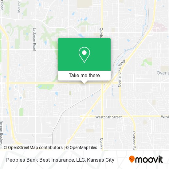 Mapa de Peoples Bank Best Insurance, LLC