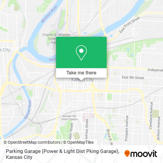 Parking Garage (Power & Light Dist Pking Garage) map