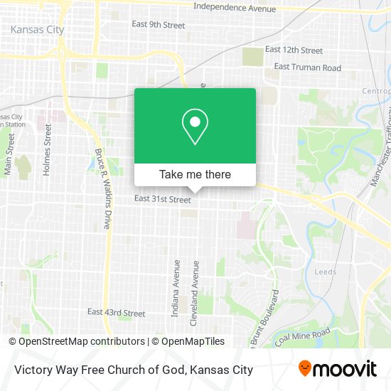 Victory Way Free Church of God map