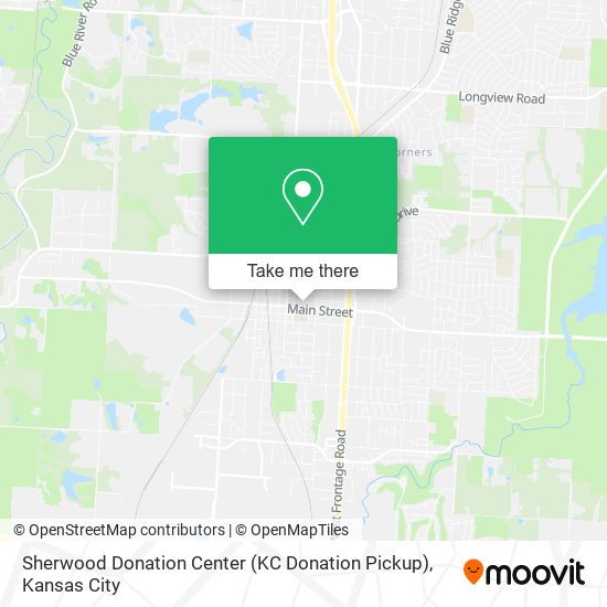 Mapa de Sherwood Donation Center (KC Donation Pickup)