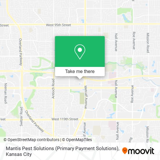 Mantis Pest Solutions (Primary Payment Solutions) map