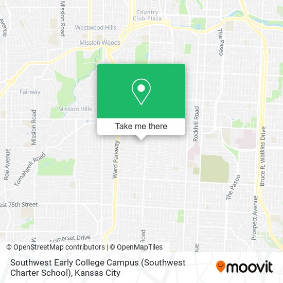 Mapa de Southwest Early College Campus (Southwest Charter School)