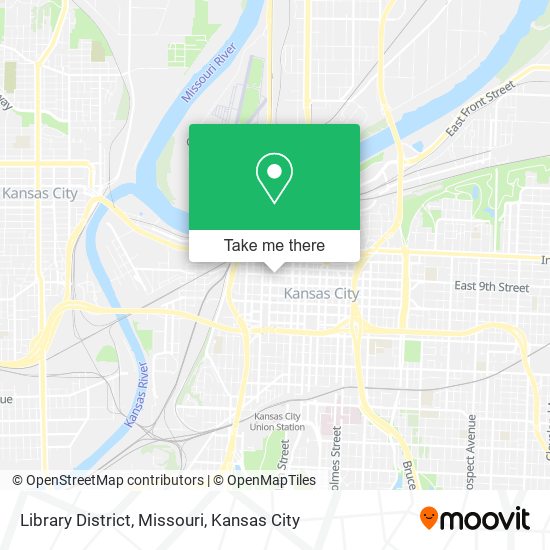 Library District, Missouri map