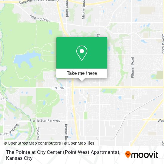 The Pointe at City Center (Point West Apartments) map