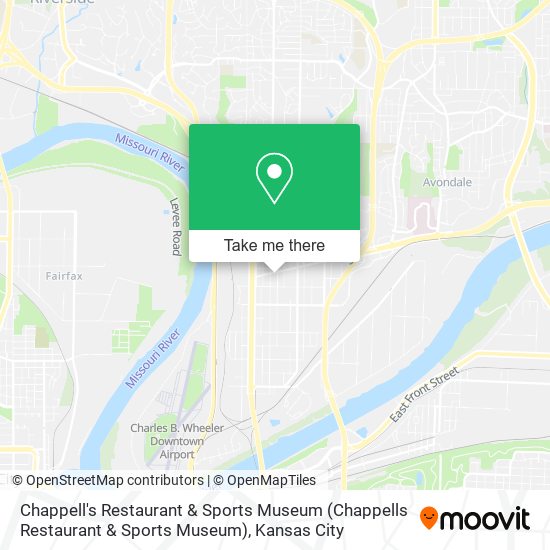 Mapa de Chappell's Restaurant & Sports Museum (Chappells Restaurant & Sports Museum)