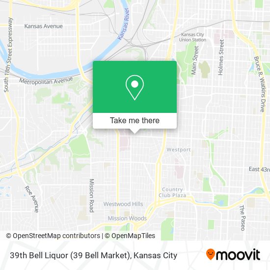 39th Bell Liquor (39 Bell Market) map