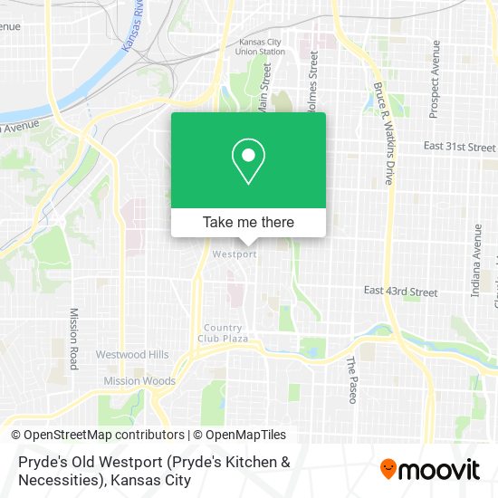 Pryde's Old Westport (Pryde's Kitchen & Necessities) map