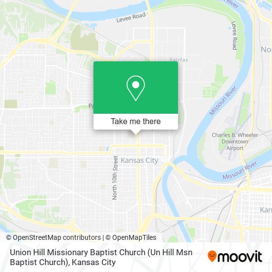 Mapa de Union Hill Missionary Baptist Church (Un Hill Msn Baptist Church)