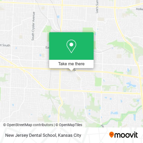 New Jersey Dental School map