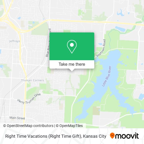 Right Time Vacations (Right Time Gift) map